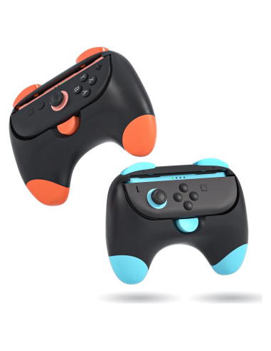 Agarraderas Ergonómicas HeatFun para Joy-Con Switch 2 - Negro