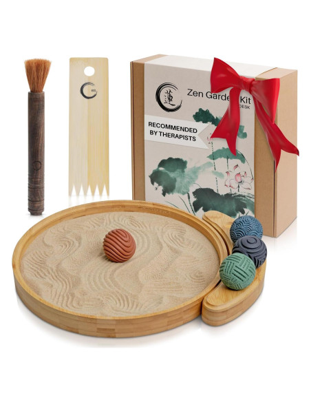 Kit Jardín Zen Japonés Enso Sensory - Arena Natural 30.48 cm Kit Jardín Zen Japonés Enso Sensory - Arena Natural 30.48 cm