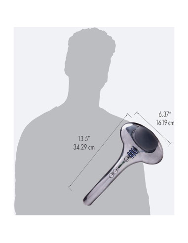 Masajeador Percusivo Inalámbrico Brookstone Max 2 - Alivio Cuello y Espalda
