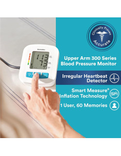 Monitor de Presión Arterial Homedics BPA-800-WT, Un Solo Toque 2