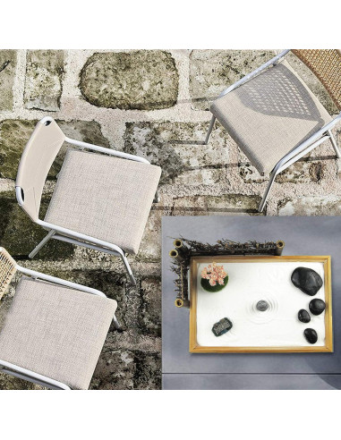 Jardín Zen Japonés Artcome con Arena y Accesorios - Mini Kit de Meditación
