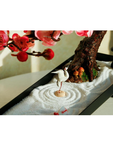 Kit Jardín Zen Mini BangBangDa con Bonsái y Monje Meditador