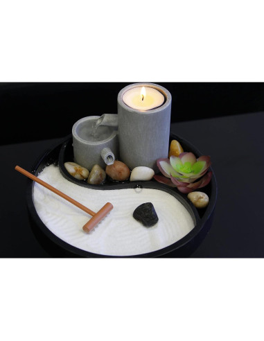 Fuente de Agua de Mesa Nature's Mark Jardín Zen 17.78 cm
