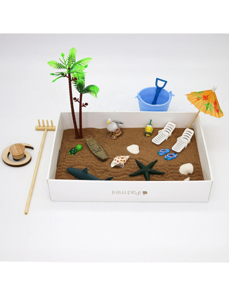 Kit de Accesorios de Jardín Zen de Playa JJJ Arts 28 Piezas Kit de Accesorios de Jardín Zen de Playa JJJ Arts 28 Piezas