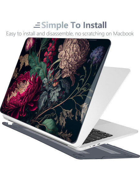 Funda Batianda para MacBook Air 13.6" 2025-2022 A3240 A3113 A2681 Funda Batianda para MacBook Air 13.6" 2025-2022 A3240 A3113 A2681