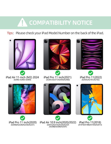 Funda de Teclado BESKY para iPad Pro 11" y Air 11" - Retroiluminado Funda de Teclado BESKY para iPad Pro 11" y Air 11" - Retroiluminado