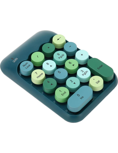 Teclado Numérico Inalámbrico Estink Verde Oscuro 18 Teclas Teclado Numérico Inalámbrico Estink Verde Oscuro 18 Teclas