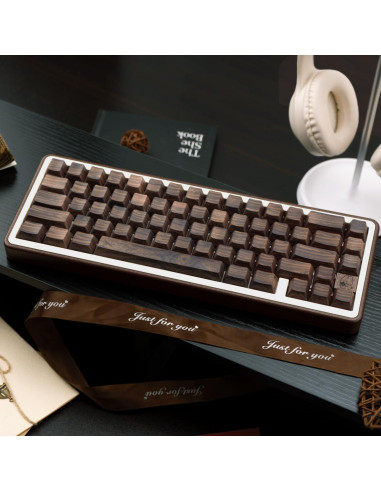 Teclas Personalizadas PBT TIMSEKER 131 Teclas Nogal Cherry