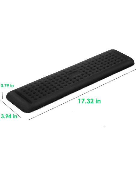 Reposamuñecas Ergonómico Aelfox 44x10 cm Espuma Viscoelástica Reposamuñecas Ergonómico Aelfox 44x10 cm Espuma Viscoelástica
