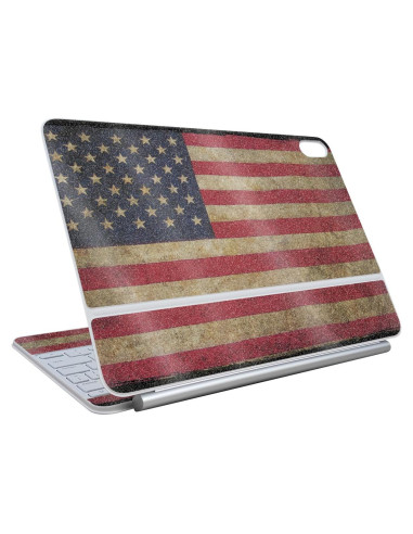 Piel Brillante MightySkins para Apple Magic Keyboard 13" 2025 - Bandera Vintage