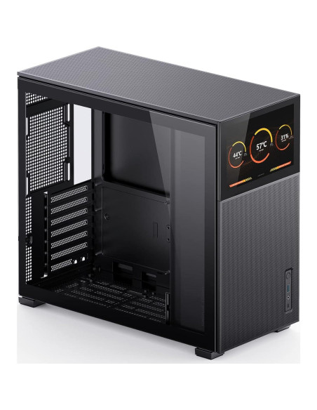Caja de Computadora JONSBO D41 Malla SC Negra ATX con Pantalla Caja de Computadora JONSBO D41 Malla SC Negra ATX con Pantalla
