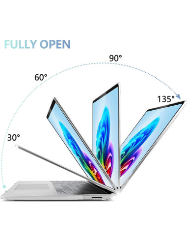 Funda MEEgoodo para Microsoft Surface Laptop 13.8" 2024 Floral