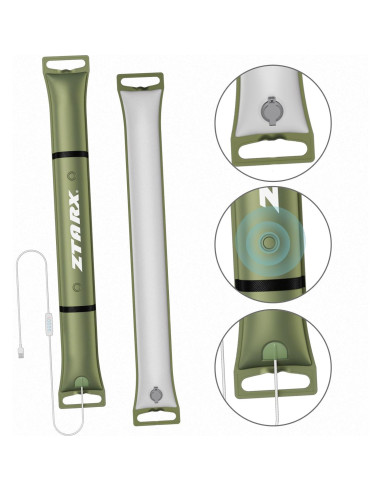 Linterna Inflable Ztarx 86 cm, 4 Modos, Impermeable IP66