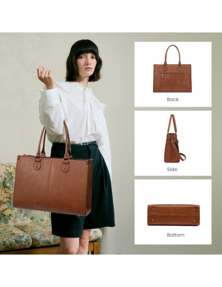 Bolsa Tote para Portátil LOVEVOOK 16" Vintage Mujer Bolsa Tote para Portátil LOVEVOOK 16" Vintage Mujer