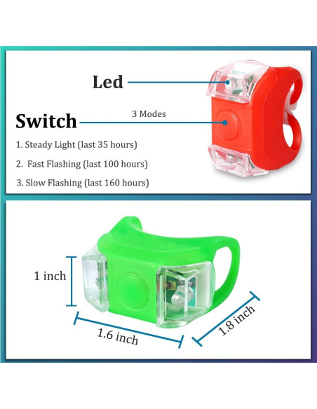 Luces de Navegación Botepon para Kayak Nocturno - 4 Pcs LED Luces de Navegación Botepon para Kayak Nocturno - 4 Pcs LED
