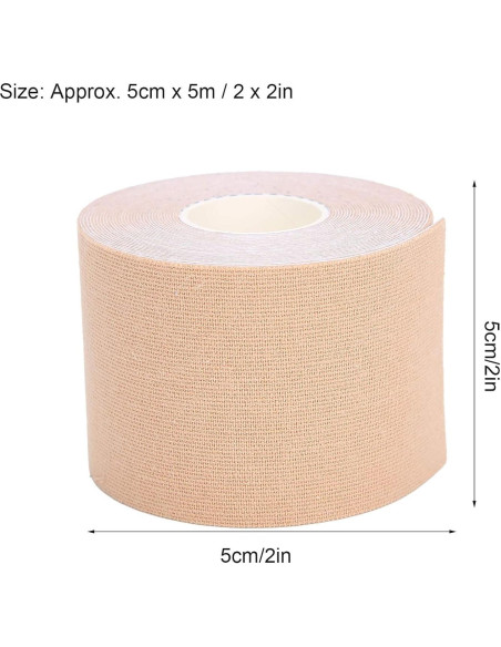 Cinta Kinesiológica Deportiva 5cm x 5m - Alivio Muscular Cinta Kinesiológica Deportiva 5cm x 5m - Alivio Muscular