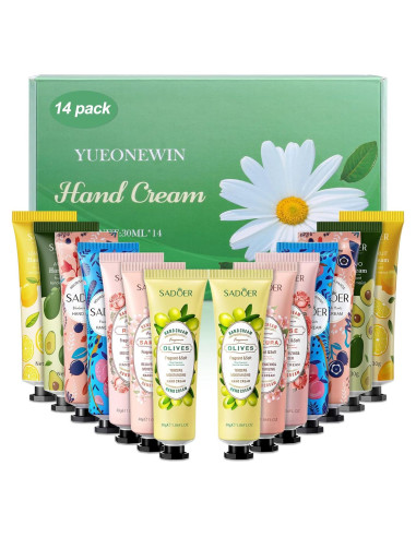 Set de Regalo Crema de Manos Hidratante 14 Piezas YUEONEWIN