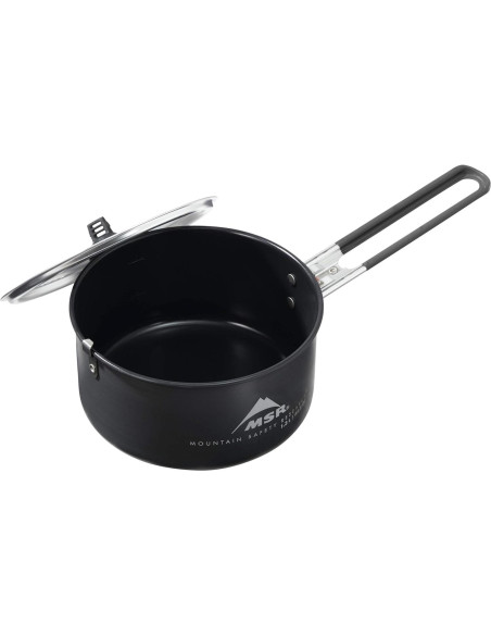 Olla de Camping MSR Antiadherente 1.3L Cerámica Negra Olla de Camping MSR Antiadherente 1.3L Cerámica Negra