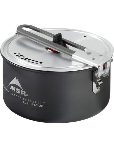 Olla de Camping MSR Antiadherente 1.3L Cerámica Negra