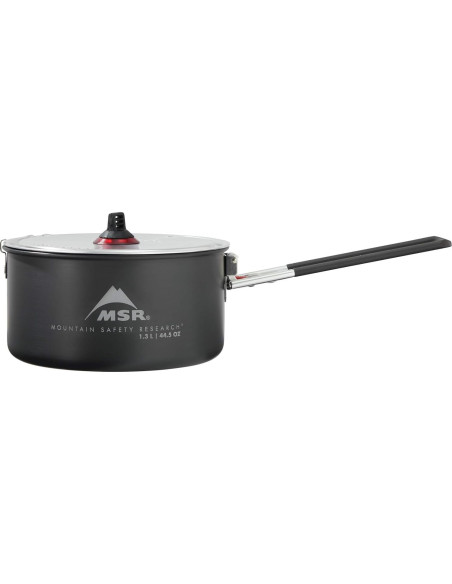 Olla de Camping MSR Antiadherente 1.3L Cerámica Negra Olla de Camping MSR Antiadherente 1.3L Cerámica Negra