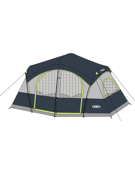 Tienda de Camping UNP para 8 Personas, Impermeable, 4.27m x 4.27m Tienda de Camping UNP para 8 Personas, Impermeable, 4.27m x 4.27m