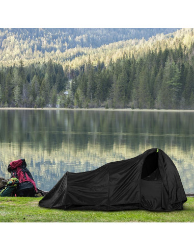 Carpa Pop Up L RUNNZER 1 Persona Impermeable 220x100x90 cm