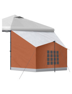 Carpa Lateral KAMPKEEPER para Toldo Plegable 3.05m Naranja