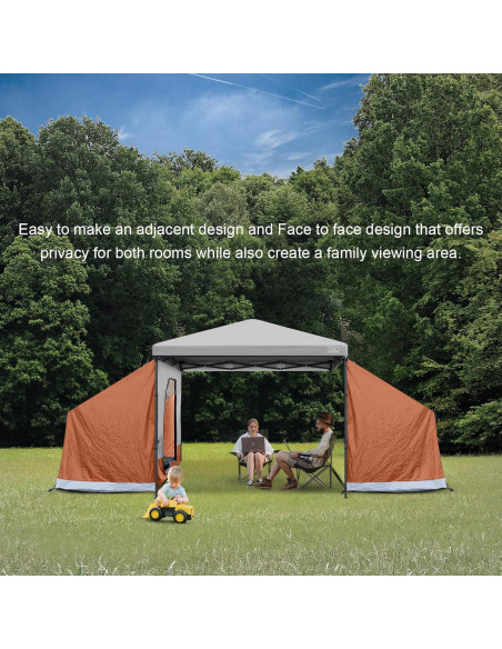 Carpa Lateral KAMPKEEPER para Toldo Plegable 3.05m Naranja Carpa Lateral KAMPKEEPER para Toldo Plegable 3.05m Naranja