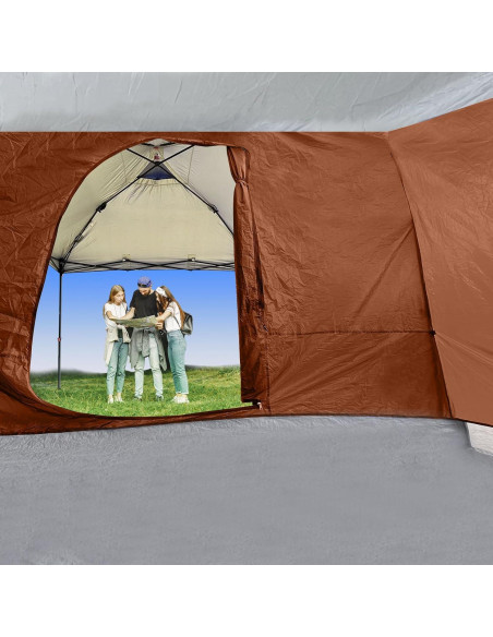 Carpa Lateral KAMPKEEPER para Toldo Plegable 3.05m Naranja Carpa Lateral KAMPKEEPER para Toldo Plegable 3.05m Naranja