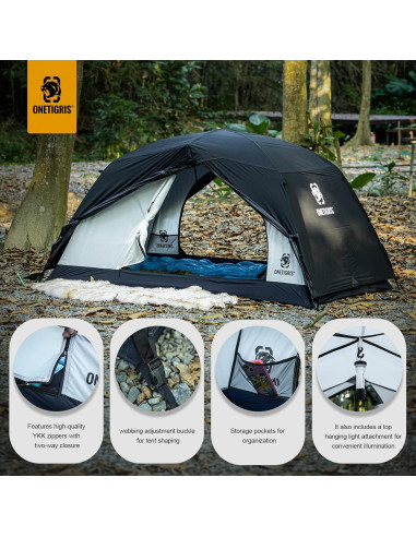 Carpa de Camping OneTigris Stella 4 Estaciones 2 Personas Impermeable