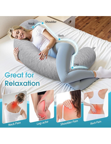 Almohada Corporal TranquilRelax 119 cm Espuma Viscoelástica