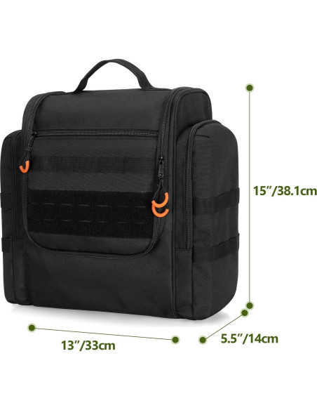 Organizador de Cocina Táctico HODRANT Negro 33x14x38cm Organizador de Cocina Táctico HODRANT Negro 33x14x38cm
