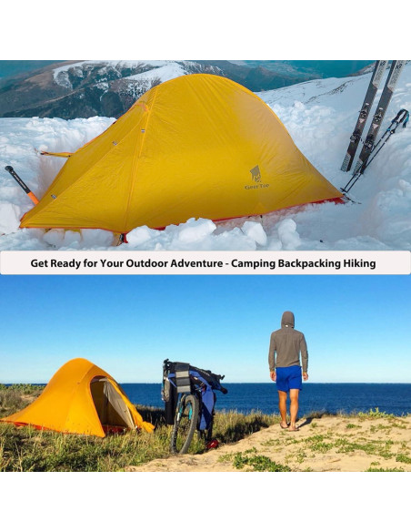 Tienda de Camping GEERTOP LIBRA para 2 Personas Impermeable Tienda de Camping GEERTOP LIBRA para 2 Personas Impermeable