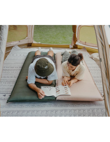 Almohadilla de dormir autoinflable Naturehike 10cm Beige