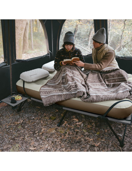 Cama de Camping Plegable Naturehike para 2 Personas con Colchón Cama de Camping Plegable Naturehike para 2 Personas con Colchón