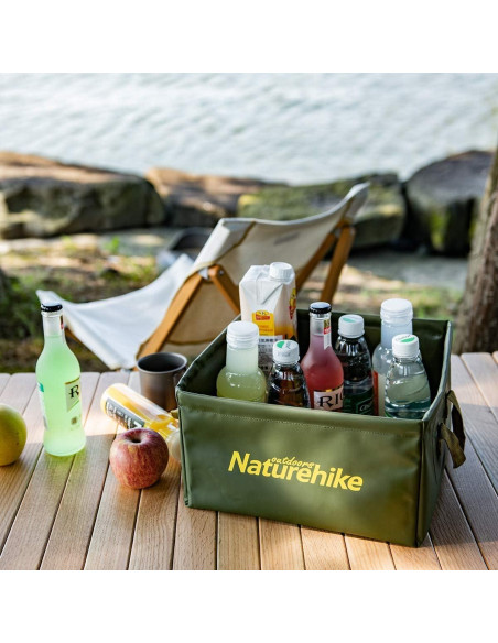 Cubo de Agua Plegable Naturehike 13L Verde para Camping Cubo de Agua Plegable Naturehike 13L Verde para Camping