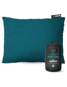 Almohada de Camping Wise Owl 12x16" Espuma Viscoelástica