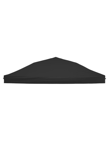 Cubierta de repuesto para toldo Senmortar 3m x 3m Negra