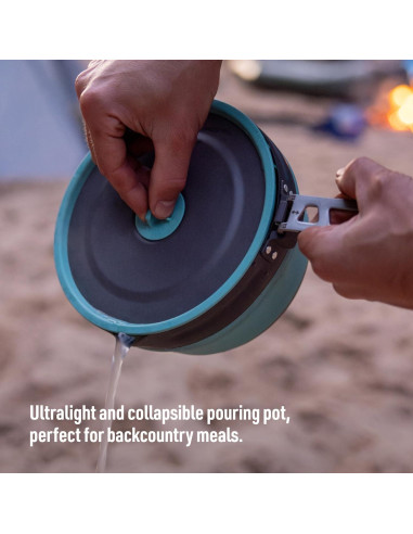 Olla Plegable Ultraligera Sea to Summit 2.2L Camping