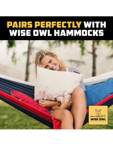 Almohada de Camping Wise Owl 12x16" Espuma Viscoelástica