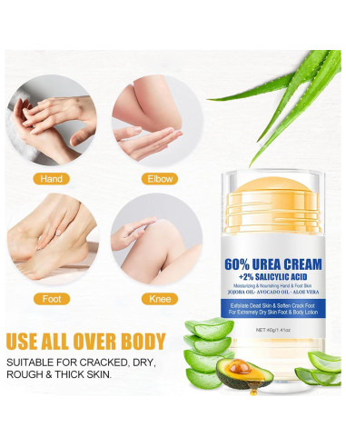 Crema para Pies ISHERBIN-ZS 60% Urea 40g Hidratante