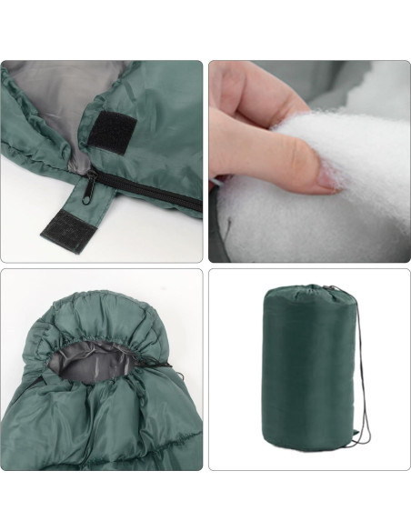 Saco de dormir Wind Tour 3 estaciones impermeable 215x80 cm Saco de dormir Wind Tour 3 estaciones impermeable 215x80 cm