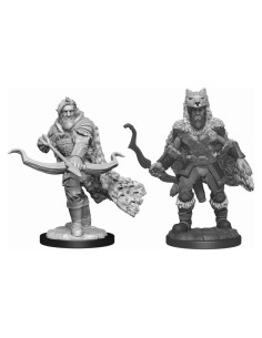 Miniaturas D&D Nolzur Ranger Firbolg Masculino 6 Unidades