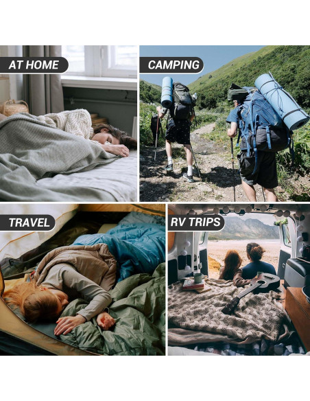 Saco de dormir KingCamp XL impermeable 220x100 cm para frío Saco de dormir KingCamp XL impermeable 220x100 cm para frío