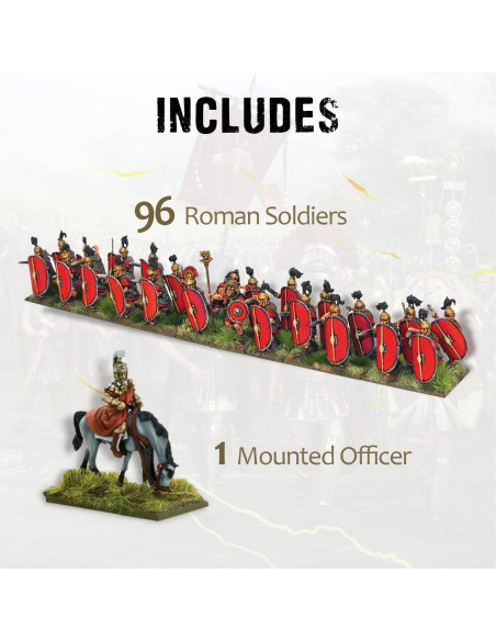 Ejército Inicial Romano Warlord Games 28mm para Juegos de Mesa Ejército Inicial Romano Warlord Games 28mm para Juegos de Mesa