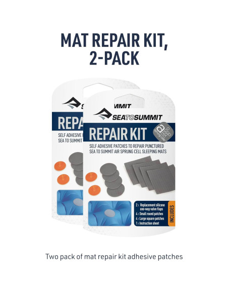 Kit de Reparación Sea to Summit para Colchonetas de Aire 2-Pack Kit de Reparación Sea to Summit para Colchonetas de Aire 2-Pack