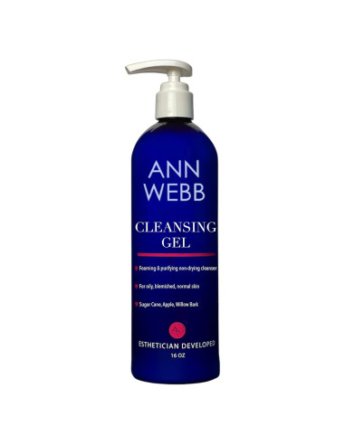 Gel Limpiador Espumoso Ann Webb 473ml Piel Grasa y Mixta