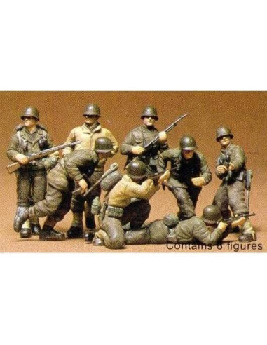 Kit de Modelo Tamiya 1/35 Infantería EE. UU. WWII