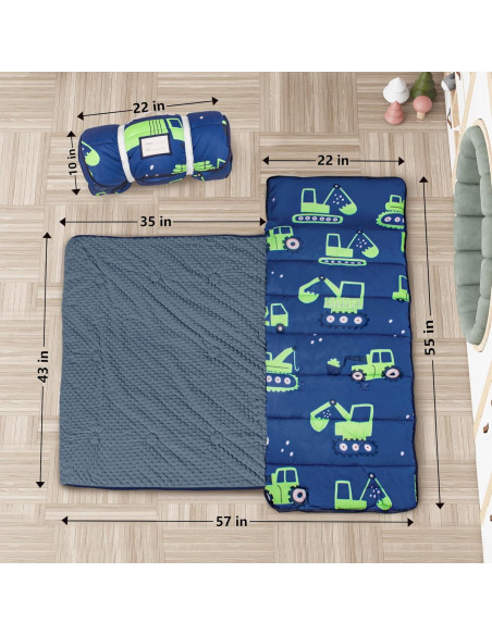 Colchoneta para Siesta Primlect con Almohada y Manta 139.7x88.9cm Colchoneta para Siesta Primlect con Almohada y Manta 139.7x88.9cm