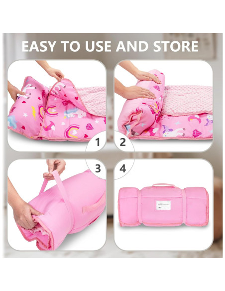 Manta de Siesta PRIMLECT Unicornio Rosa con Almohada Desmontable Manta de Siesta PRIMLECT Unicornio Rosa con Almohada Desmontable